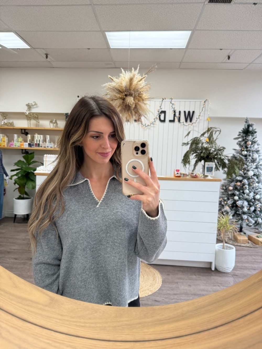 ONLY Vibe Contrast Knit Sweater